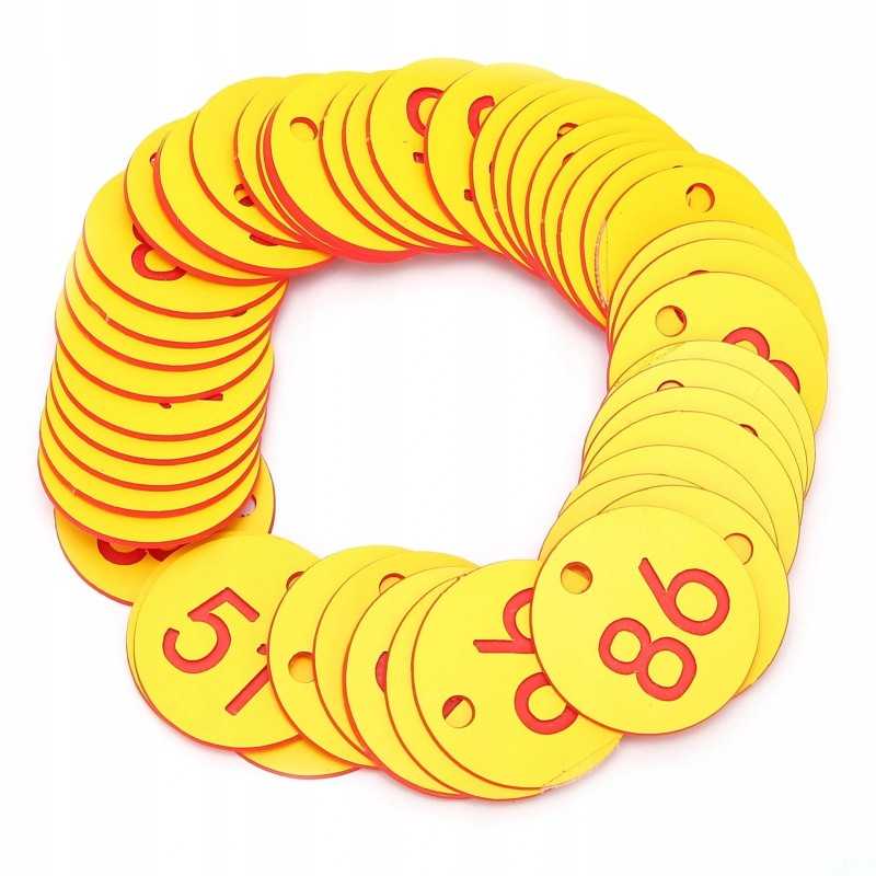 50 vnt 36 mm skaitmeninių bitininkystės avilių etikečių ul