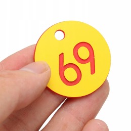 50 vnt 36 mm skaitmeninių bitininkystės avilių etikečių ul