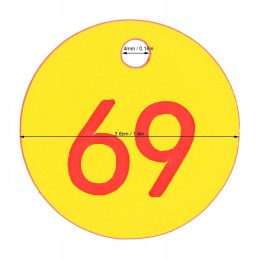 50 vnt 36 mm skaitmeninių bitininkystės avilių etikečių ul