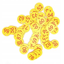 50 vnt 36 mm skaitmeninių bitininkystės avilių etikečių ul