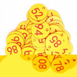 50 vnt 36 mm skaitmeninių bitininkystės avilių etikečių ul