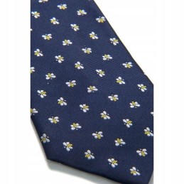 Siūlome elegantišką kaklaraištį su bitininkystės motyvu - puiki dovana kiekvienam bitininkui!!!