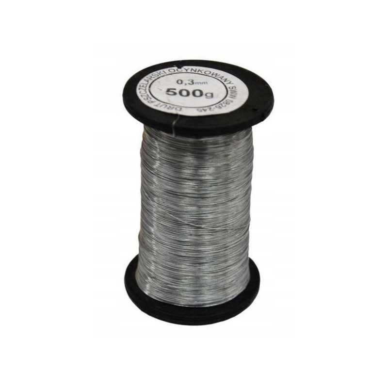 Bitininkystės viela rėmams 0 3mm 0 500g cinkuota