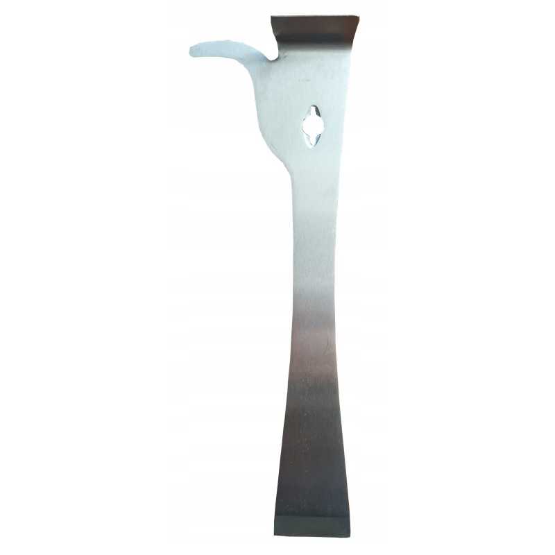 Nerūdijančio plieno bitininkystės kaltas be rėmo ir kablio