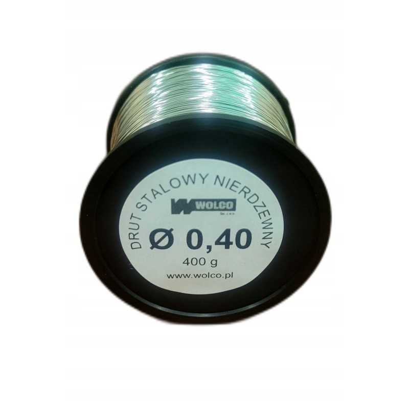 Nerūdijančio plieno bitininkystės viela fi 0 4 mm 400 g Wolco