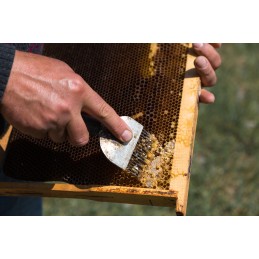 Atsegama šakutė su gumine rankena