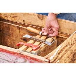 Atsegama šakutė su gumine rankena