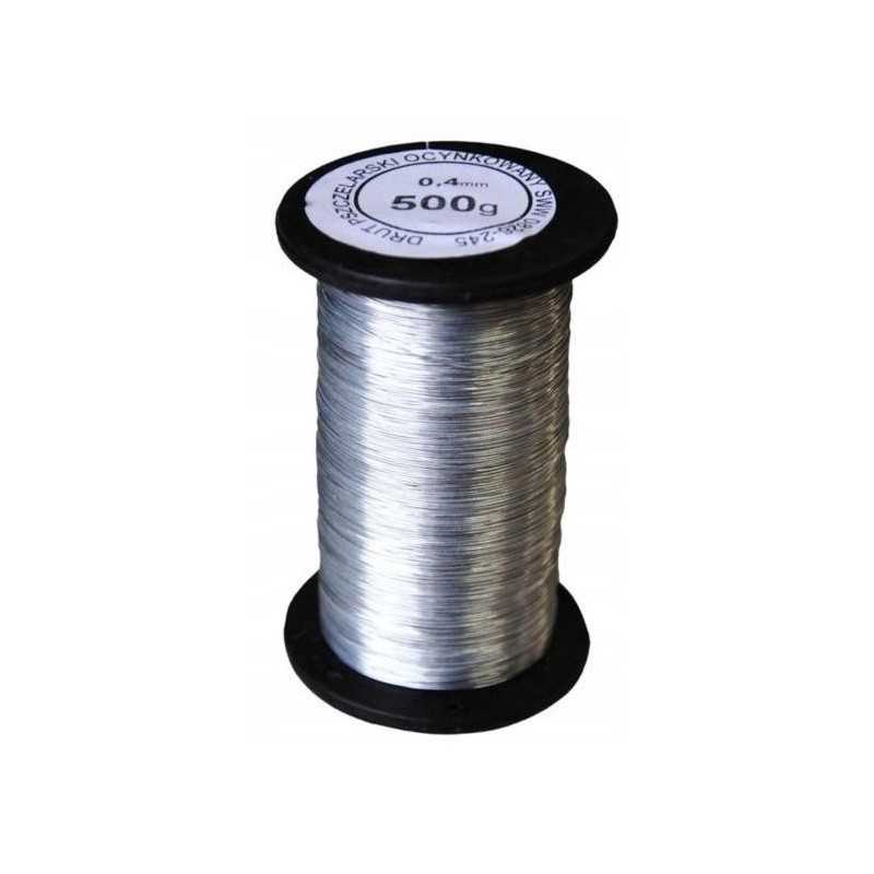 Bitininkystės viela rėmams 0 5mm 0 500g cinkuota