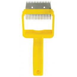 šakių atsegimo įtaisas, nerūdijančio plieno adatos, plastikinė rankena