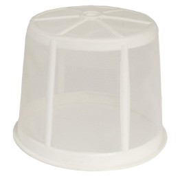 Plastikinis cilindrinis sietelis oe300mm medaus košimui