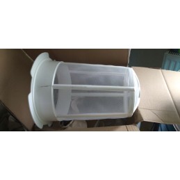 Plastikinis cilindrinis sietelis oe300mm medaus košimui