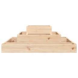 Flowerpot, 80x80x27 cm, solid pine wood
