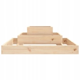 Flowerpot, 80x80x27 cm, solid pine wood