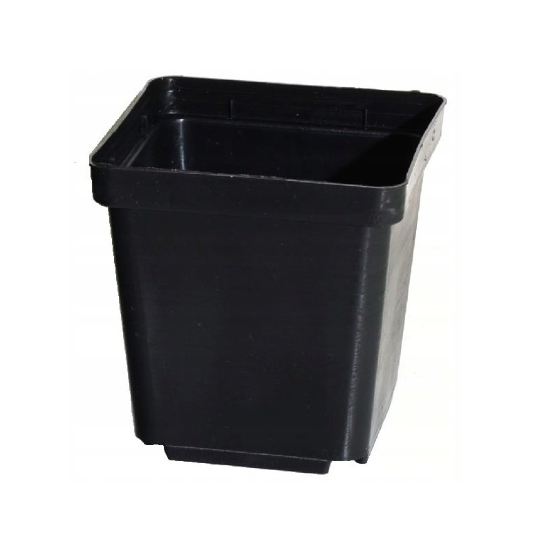 Kvadratiniai gamybos puodai 9x9 - 50 vnt.