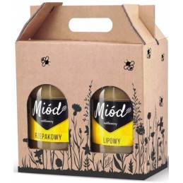 Dėžutė 2 stiklainiams 900ml p17b pakuotė 1 vnt