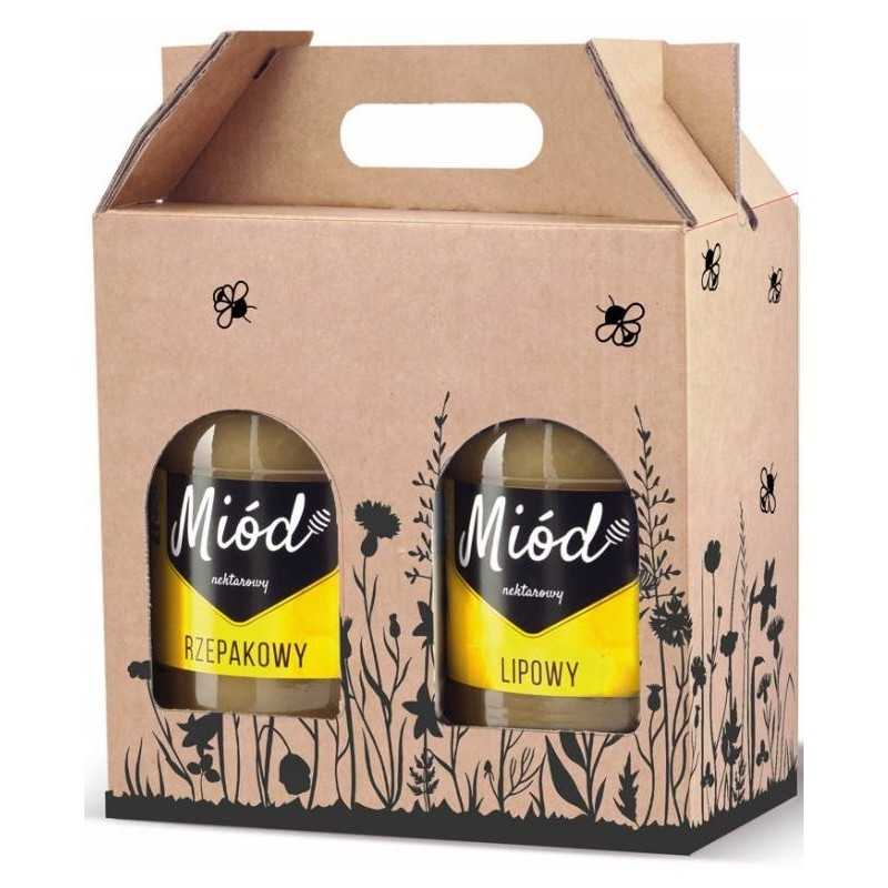 Dėžutė 2 stiklainiams 900ml p17b pakuotė 1 vnt