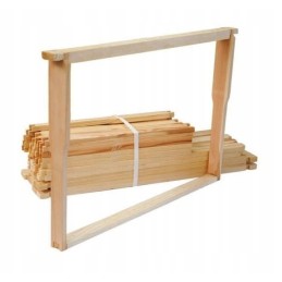 Didžioji Lenkija Hoffman rėmai su dygliuotais mediniais aviliais, 10 vnt