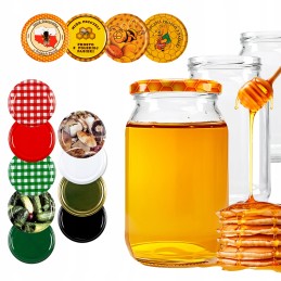 900 ml stiklinis indas su metaliniu dangteliu