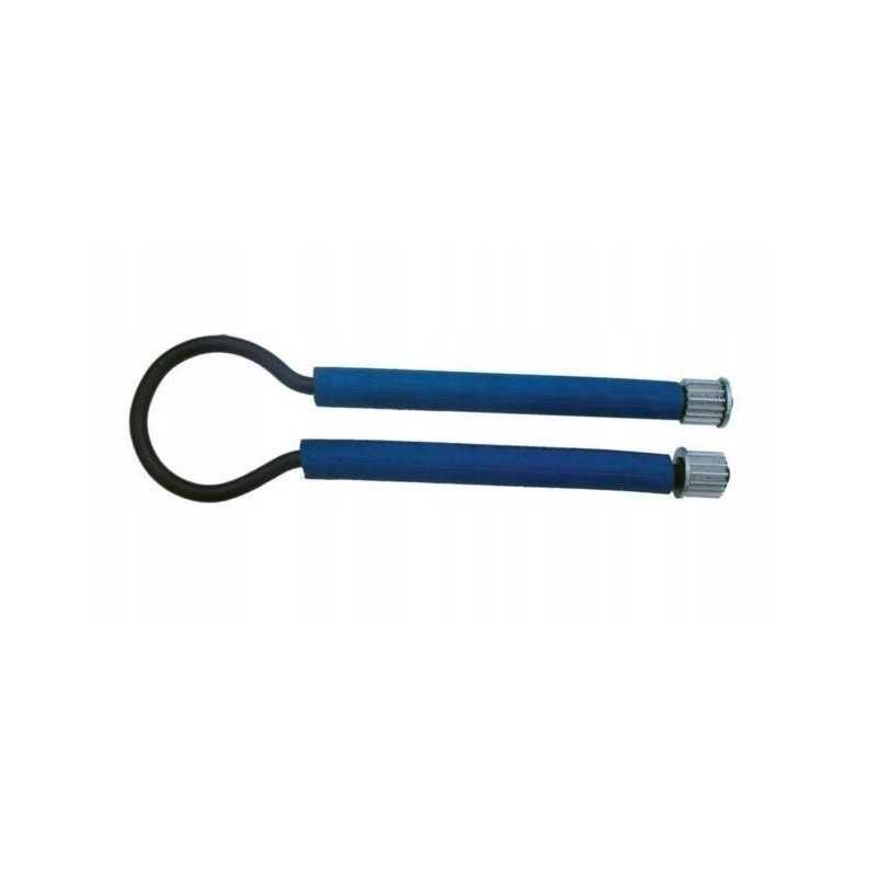 Tvirtas metalinis vielos įtempiklis rėmelyje