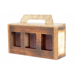 Dėžutė 3 stiklainiams 315ml 10vnt p2g