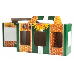 Dėžutė 3 stiklainiams 315ml 10vnt p2f