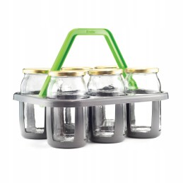 Krepšelis medaus stiklainiams stiklainiams nešti