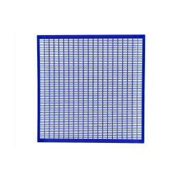 Mėlynos spalvos plastikinės drono grotelės, 50x50 cm