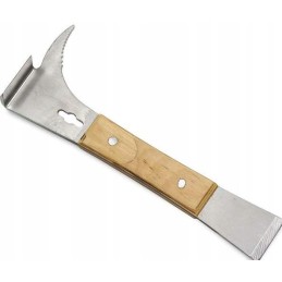 Nerūdijančio plieno kaltas rėme su avilio kabliu