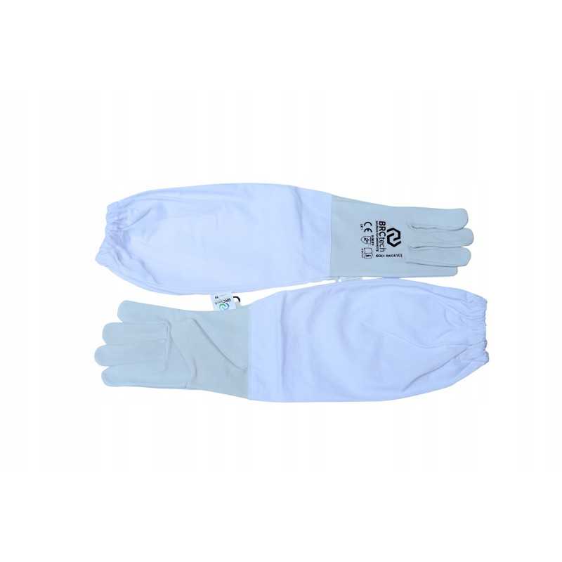 Bitininkystės pirštinės, odinė, ilgas rankogalis, xl