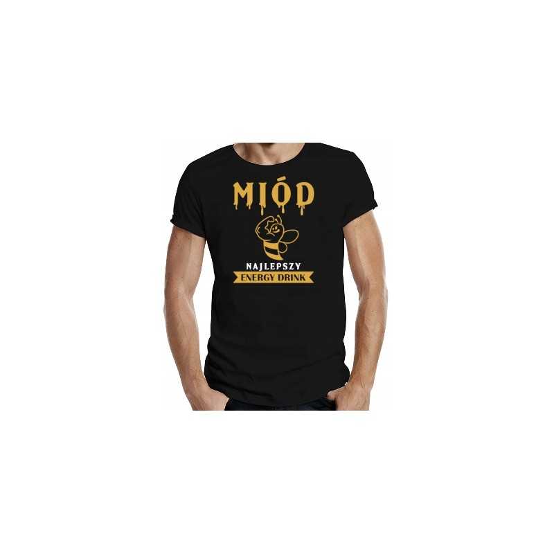 Siūlome Medaus - geriausio energetinio gėrimo marškinėlius - puiki dovana, dovana kiekvienam bitininkui, labai geras produktas!