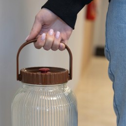 Stiklinis indas, fermentacijos indas, 3-5l, vynui, marinavimo produktams