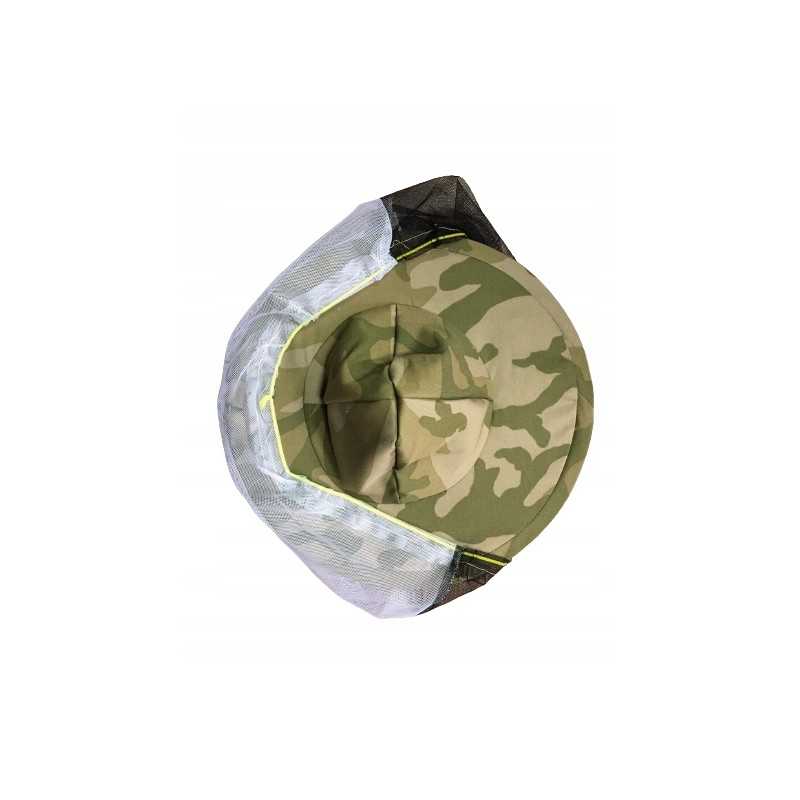 Bitininkystės kepurė su nuimamu kamufliažiniu tinkleliu