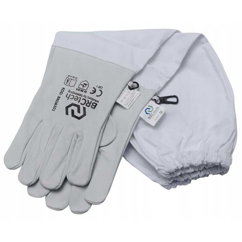 Ilgos odinės bitininkystės pirštinės Brctech, 8 dydis - m