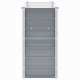 Raised Galvanized Steel Planter 160x40x77cmGray