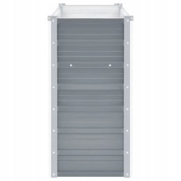 Vidaxl Raised Bed Galvanized Steel 160x40x77 cm Grey