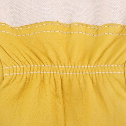 Ilgos bitininkystės pirštinės aviliui, XL, drobė + avikailis