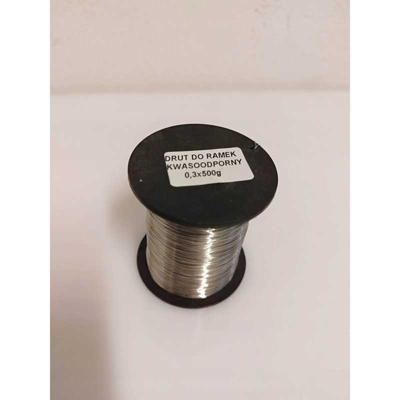 Nerūdijančio plieno bitininkystės viela žarnoms, skersmuo 0 3 0 5kg