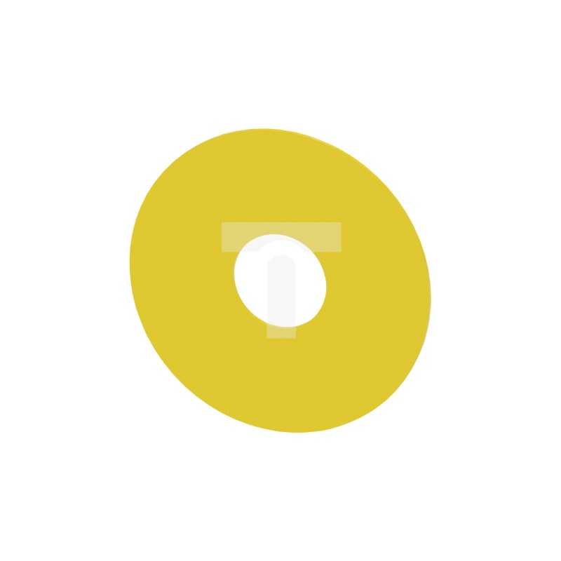 Lipni etiketė, geltona, sk. išorinis skersmuo 75 mm. ext. 23mm be užrašo 3su1900-0bc31-0aa0