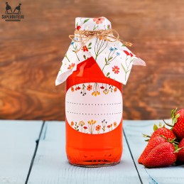 50 vnt etiketės konservams, uogienėms, buteliams, sultims, tinktūroms, stiklainiams, dangteliams