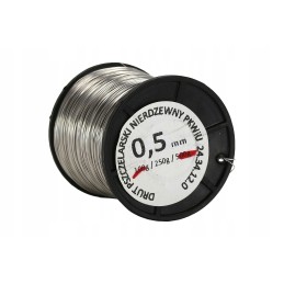 Nerūdijančio plieno viela bičių rėmams 0,5 mm - 250g