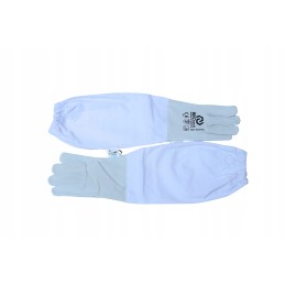 Bitininkystės pirštinės, odinė, ilga virvelė, xxl