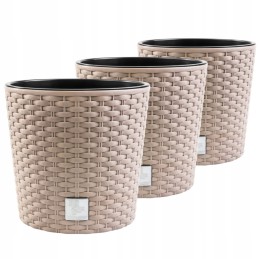 3x puķupodu stādītājs rato drtus400l rotangpalmas imitācija