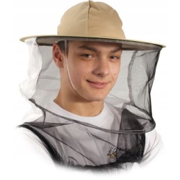 Vyriška apsauginė bitininkystės kepurė su tinkleliu