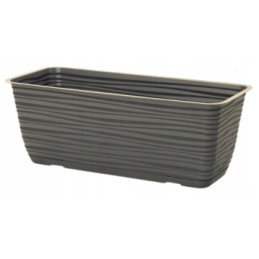 Balkona kaste puķupods sahara 39x17x14 antracīts