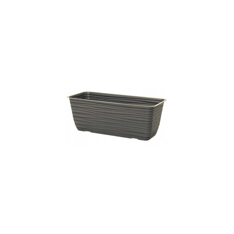 Rõdukasti lillepott sahara 39x17x14 antratsiit