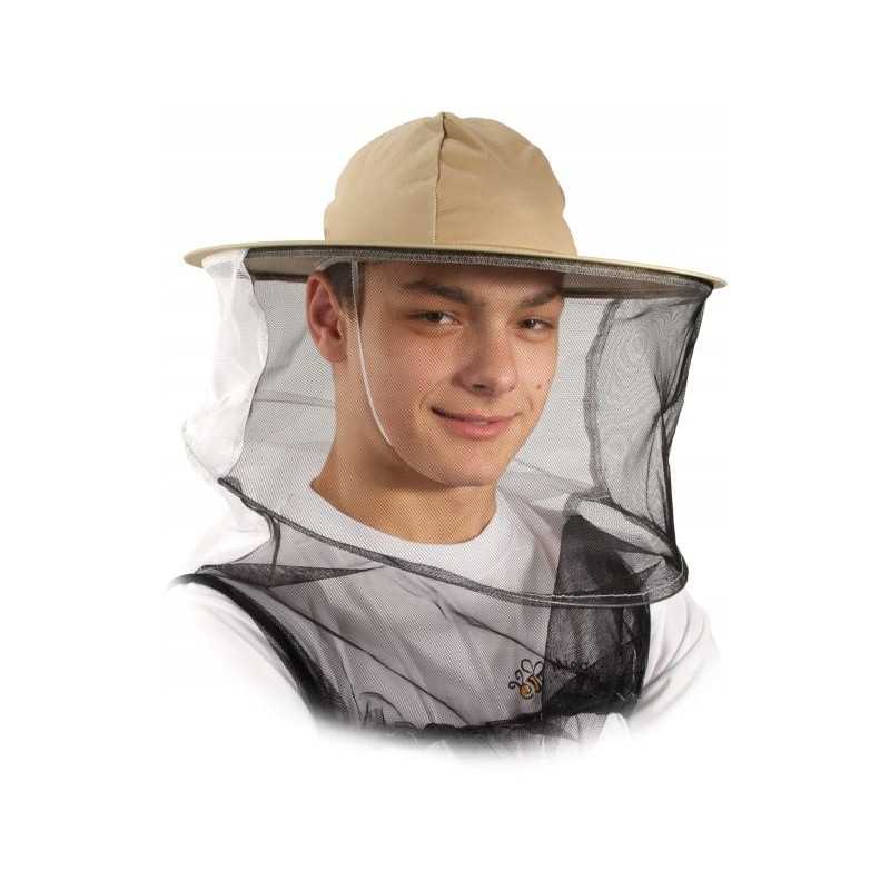 Vyriška apsauginė bitininkystės kepurė su tinkleliu