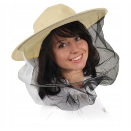 Apsauginė bitininkystės kepurė su tinkleliu ir viela, reguliuojama bičių kepurė61 be