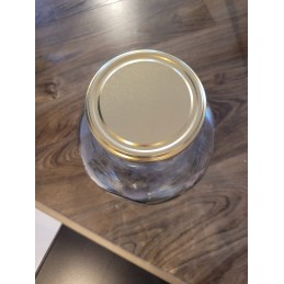 5l stiklinis indelis - su vaisių raštais