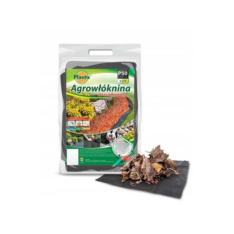 Agrotekstilė 1,1x10m juoda planta p50, prekės kodas: p50c11x10