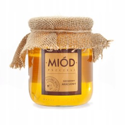 Akacijų medus 0,7 kg susukamas stiklainis